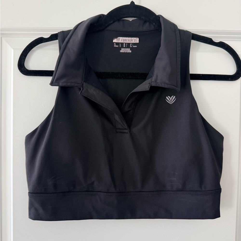 Forever 21 Black Sports Top